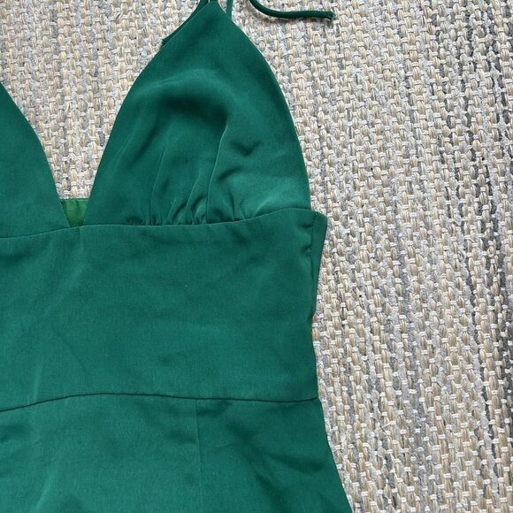 Revolve Superdown Women’s Mini Green Dress Petunia Tie Strap Size XXS - Picture 7 of 14